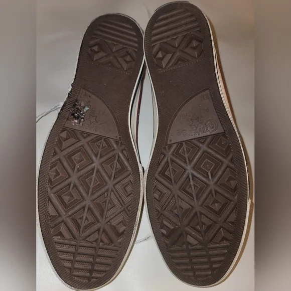 Chuck Taylor Denim  Men's High Top Converse Size 10.5 - Picture 5 of 8